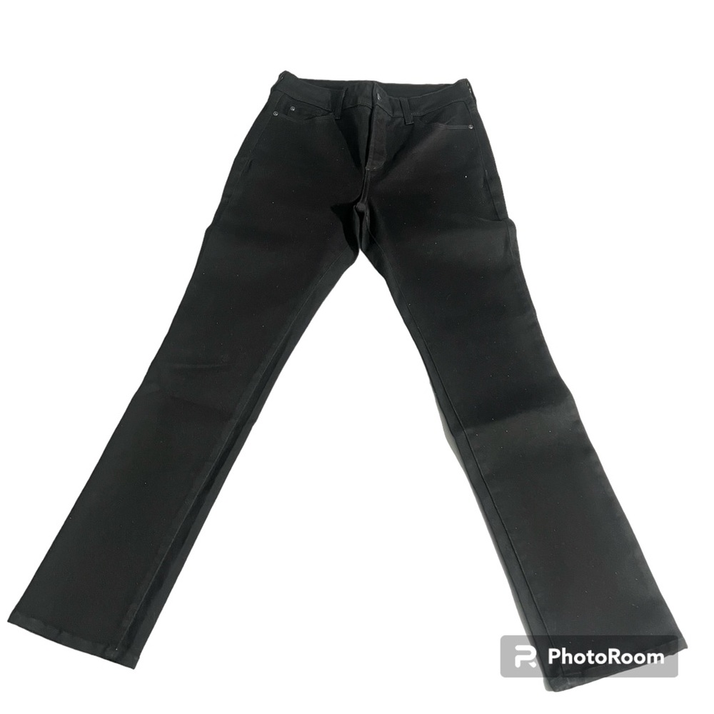 NYDJ Black Glitter Stretch Skinny Jeans